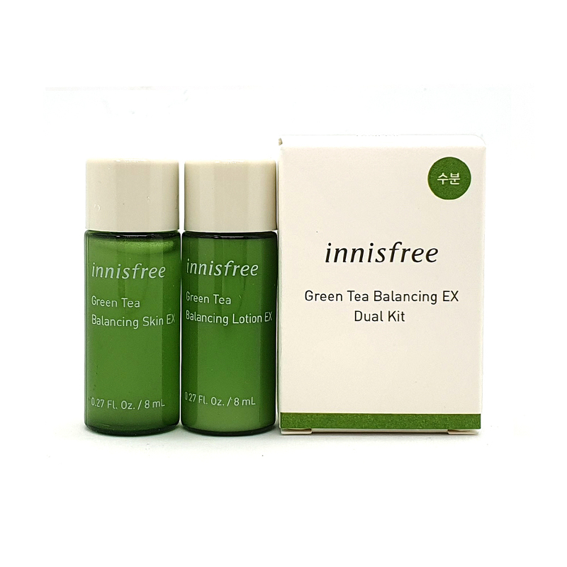 Innisfree green tea balancing dual kit 2 items