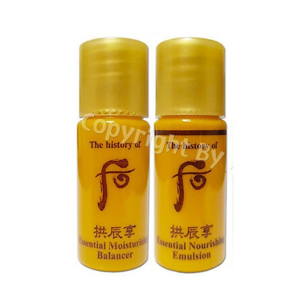 THE HISTORY OF WHOO Gongjinhyang Essential Moisturizing 5ml (balancer + emulsion)