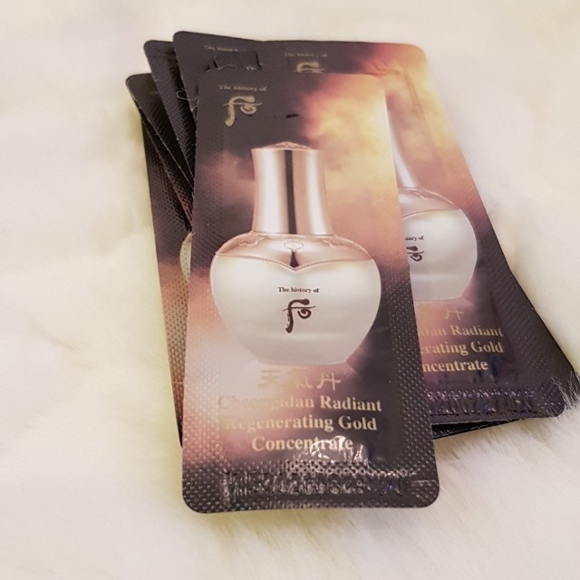 The histiry of whoo  cheongidan radiant regeneration gold concentrate 1ml