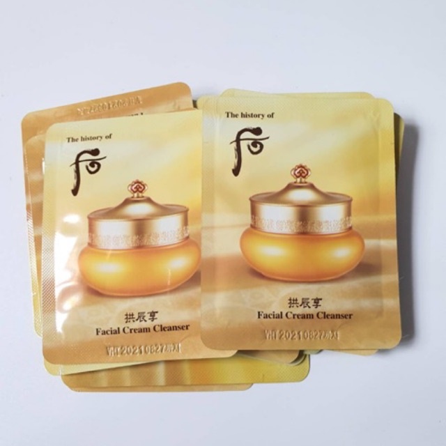 The History Of Whoo Facial Cream Cleanser 2ml (exp2021/12)
